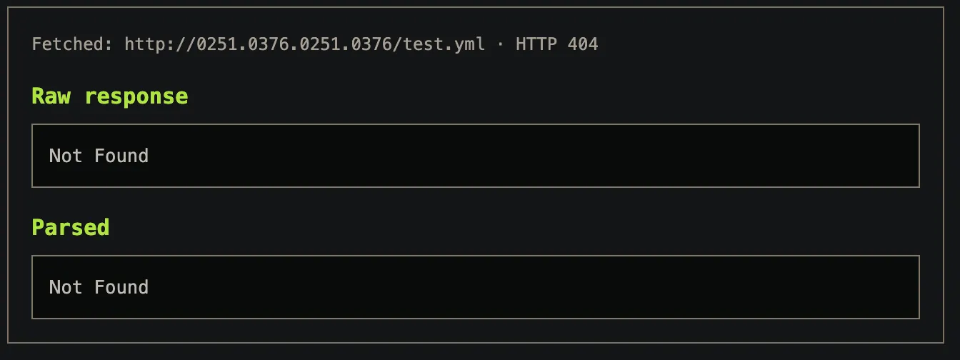 AWS STS error response from the LocalStack host