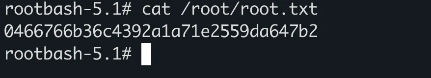 Root access proof after the daemon exploit